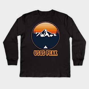 USGS Peak Kids Long Sleeve T-Shirt